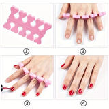 Parmak Ayırıcı Sünger Manikür Pedikür Aparatı 5 Adet (4915)