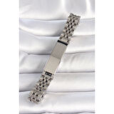 316L Çelik Gümüş Renk Zincir Künye Model Erkek Bileklik