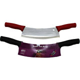 25lik Çift Saplı Kıyma Zırh Bıçak Satır Plastik Saplı (4915)