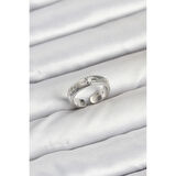 Pirinç Gümüş Renk Zirkon Taşlı Kutup Yıldızı Model Kadın Yüzük