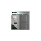 Ovivo Grano Metalik F Konnektör Uydu Prizi Füme + Siyah Çerçeve