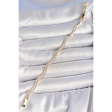 Pirinç Gold Renk Su Yolu Zirkon Taşlı Model Kadın Bileklik