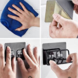 Buffer® Fön Makine Askısı Siyah Yapışkanlı Fön Makine Tutucu