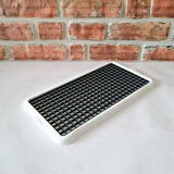 Pratik Lavabo Tezgah Üstü Bulaşık Kurutmalığı Süzmatik 22x40 Cm