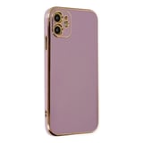Apple iPhone 12 Kılıf Volet Silikon - Mor