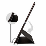 Smcase Samsung Galaxy Tab S6 Lite P610 Kılıf Uyku Modlu Standlı Smart Cover Kapaklı sm2