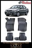 Rizline Fiat Albea 2004 Model 3D Havuzlu Paspas