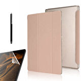 Smcase Samsung Galaxy Tab S7 Plus T970 Kılıf Uyku Modlu Standlı Smart Cover Kapaklı sm3  Nano  Kalem