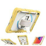 iPad 2019/2020 10.2" 7. 8. Nesil Strap, Kalemlikli Tablet Kılıfı Darbeye Dayanıklı Askılı 360° Kılıf