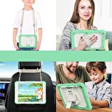 iPad 2019/2020 10.2" 7. 8. Nesil Strap, Kalemlikli Tablet Kılıfı Darbeye Dayanıklı Askılı 360° Kılıf