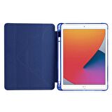 Smcase Apple iPad 10.2 2021 9.Nesil Kılıf Katlanabilir Standlı Pu Silikon tf1