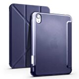 Smcase Apple iPad Mini 2021 6.Nesil Kılıf Katlanabilir Standlı Pu Silikon tf1
