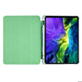 Smcase Apple iPad Pro 11 2020 2.Nesil Kılıf Katlanabilir Standlı Pu Silikon tf1