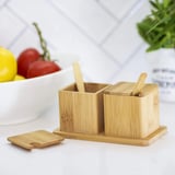 2PCS BAHARATLIK - TUZLUK AHŞAP BAMBU (5586)