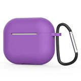 Smcase Apple Airpods Uyumlu 3. Nesil Kılıf Kancalı Mat Silikon A11