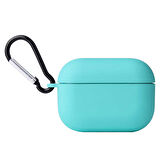 Smcase Apple Airpods Uyumlu Pro Kılıf Kancalı Mat Silikon A11