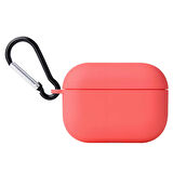 Smcase Apple Airpods Uyumlu Pro Kılıf Kancalı Mat Silikon A11