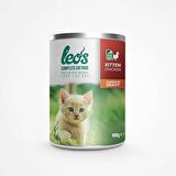 Leos Tavuk Parça Etli Soslu Yavru Kedi Konservesi 12x400 Gr 