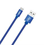 Linktech K552 Safe TYPE-C Örgü Metal Başlı 1Metre Cep Telefonu Şarj/DataKablosu