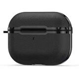 Smcase Apple Airpods Pro Uyumlu 2 Kılıf Mat Deri Görünümlü Çizgili Silikon SF18