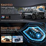 360+ Botslab G980H Pro ADAS Ön Kamera Gerçek 4K UHD Arka 2K QHD 170° Geniş Açı Lens Gece Görüşü Dahili Gps Modülü Akıllı Araç İçi Kamera (64GB HAFIZA KARTI HEDİYELİ)