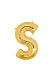 Gold Folyo Balon S Harfi 40 Cm.