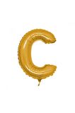 Gold Folyo Balon C Harfi 40 Cm.