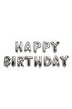 Folyo Balon Set Happy Birthday Gümüş 16İNÇ