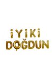 Folyo Balon Set İyiki Doğdun Gold 16İNÇ