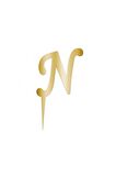 Pleksi Harf 12cm Gold N