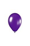 Metalik Mor Balon 10'lu Paket
