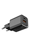 Type C USB giriş GAN Original Hızlı şarj Adaptör PD+3.0 QC Şarj Aleti 33w Iphone Samsung Xiaomi huaw