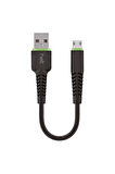 Micro Kısa Sarj Kablosu 20 Cm Çok Kısa Şarj Kablosu Micro Usb Şarj Ve Data Kablosu
