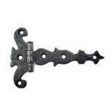 Antika Tarz Dekoratif Pirinç Kuyruklu Kelebek Menteşe - 63x100 Mm, Oksit
