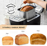 Karaca Bake XL Reçel, Yoğurt, Hamur Yoğurma ve Ekmek Yapma Makinesi Çift Bıçaklı Inox Siyah, 1500 g