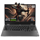 Lenovo LOQ 15ARP9 83JC006ATRv3 AMD Ryzen 7-7435HS 32GB DDR5 1TB SSD RTX4050 6GB 15.6 inç 144Hz Full HD FreeDos Gaming Laptop