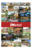 İmetal Sarar Tek Bölümlü Hazır Ahşap Pergola Bağlantı Seti 90x90 mm Ahşaplar Için