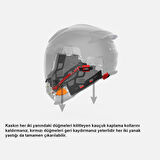 NEXX X.WST 3 FLUENCE MAT SİYAH-GRİ KASK