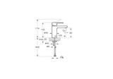 VitrA Fold S A42532 Lavabo Bataryası, Krom
