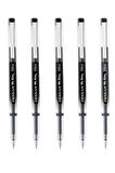 My King İğne Uçlu Metal Klipsli Jel Tükenmez Kalem 0.5 Mm Siyah - 5 Adet