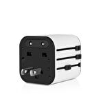 Ttec Şarj Akım Korumalı 10A/250V Amerikan İngiltere Avrupa Tipi Priz Dönüştürücü Seyahat Adaptörü