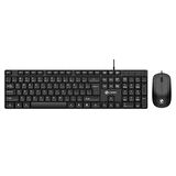 Coofbe Sessiz Yumuşak Tuşlu Ofis Bilgisayar Laptop Kablolu Klavye Ve Mouse Seti 104 Tuşlu Q Klavye