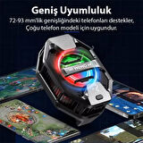Coofbe Göstergeli RGB Işıklı Kablolu Soğutma Levhalı Ultra Hızlı Telefon Soğutucu Radyatör 3 Modlu