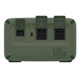 Baseus 600W 180000 Taşınabilir Masaüstü Jeneratör Taşınabilir Güç İstasyonu Ups Led Işıklı 8 Çıkışlı