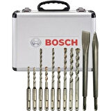 Bosch Gbh 2-26 Dre Profesyonel Kırıcı-Delici Matkap 800W + Bosch Sds-Plus Matkap Ucu ve Keski Seti 11'li