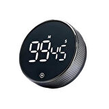 Coofbe Heyo Rotation Countdown Manyetik Dijital Zamanlayıcı Saat Geri Sayım Cihazı Kronometre Cihazı