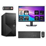 Dell Vostro 3910MT i3 12100 20GB 4TB SSD FDOS N3563VDT3910 MASAÜSTÜ PC & 23.8" MONİTÖR
