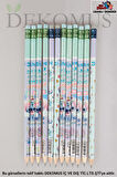 DEKOMUS İLE LİSANSLI STITCH 12 ADET SİLGİLİ KURŞUN KALEM