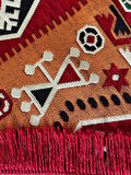 Şark Köşesi Kilim Halı Balkon ve Salon İçin Dekoratif Yıkanabilir Oturma Oda Halısı