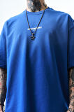 Erkek Unfuckwithable Baskılı Oversize T-Shirt Saks